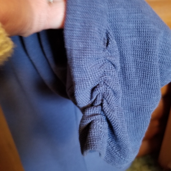 Christopher and Banks Lightweight Zip Up Hooded Sweatshirt Sz P/L - Picture 3 of 7